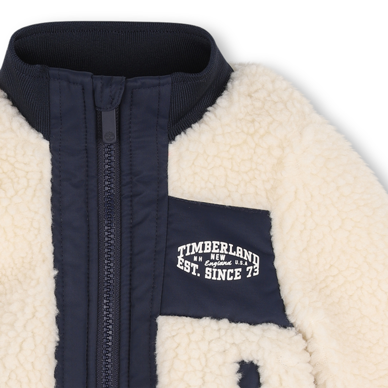 Cardigan in pile morbido TIMBERLAND 
                        RAGAZZO