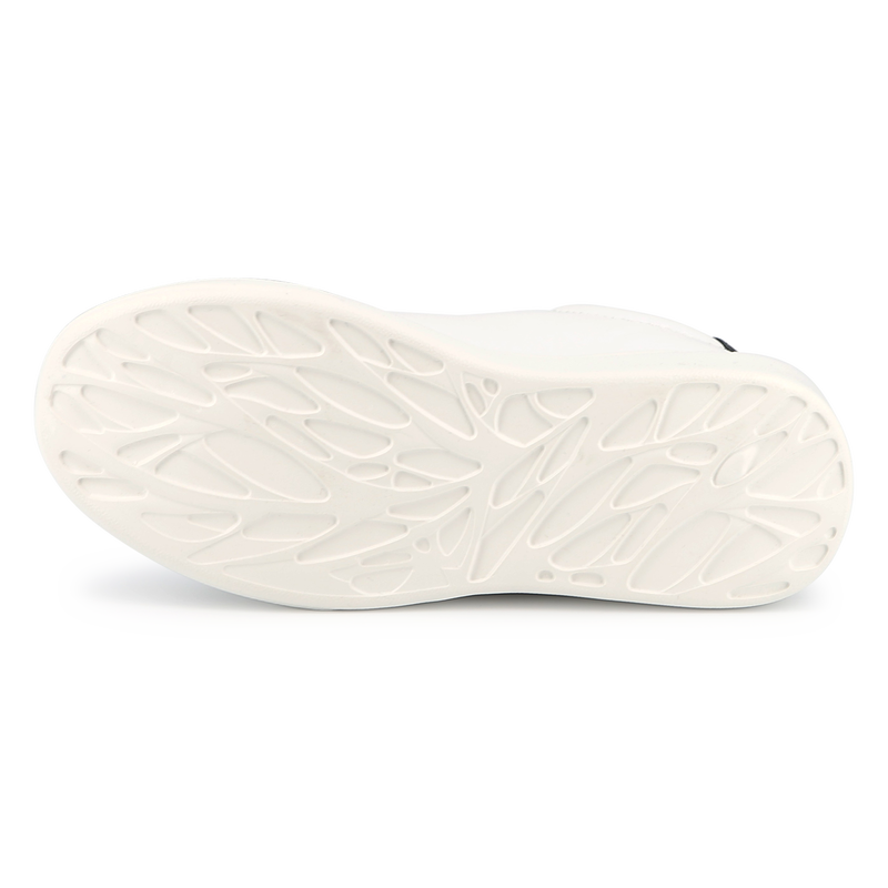 Sneakers in pelle con lacci KARL LAGERFELD KIDS 
                        UNISEX