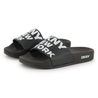 Ciabatte con stampa DKNY 
                    UNISEX
