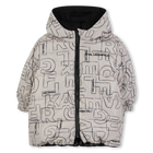 Piumino reversibile con cappuccio KARL LAGERFELD KIDS 
                    RAGAZZO