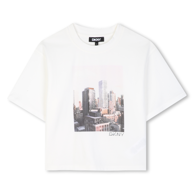 T-shirt a maniche corte DKNY 
                        BAMBINA