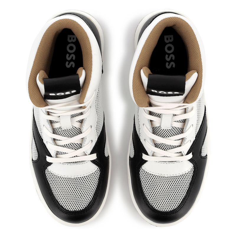 Sneakers alte con lacci BOSS 
                        RAGAZZO