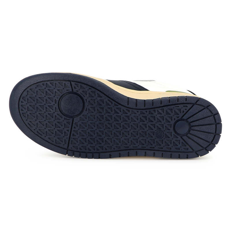 Sneakers con lacci bimateriali BOSS 
                        BAMBINA