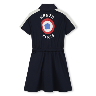 Short-Sleeved Zipped Dress KENZO KIDS BAMBINA
