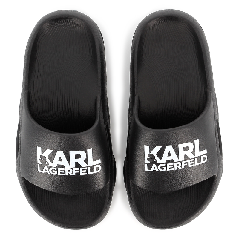 Ciabatte logate KARL LAGERFELD KIDS 
                        RAGAZZO