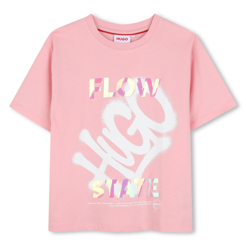 T-shirt a maniche corte HUGO 
                        BAMBINA