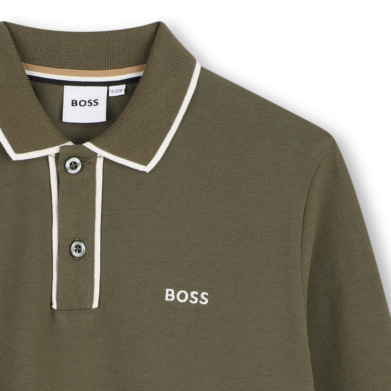Polo a maniche lunghe BOSS 
                        RAGAZZO