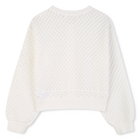 Cardigan in maglia traforata BILLIEBLUSH 
                    BAMBINA