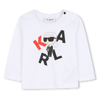 T-shirt a maniche lunghe KARL LAGERFELD KIDS 
                    RAGAZZO