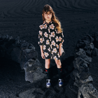 Abito lungo con maniche a sbuffo KENZO KIDS 
                    BAMBINA