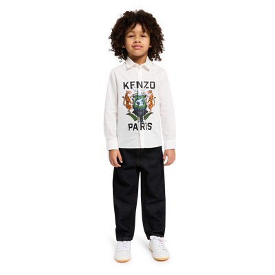 Denim Trousers KENZO KIDS RAGAZZO