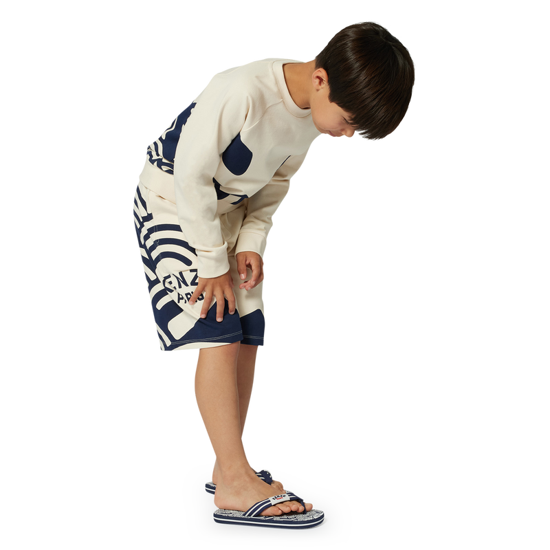 Bermuda stampati con logo KENZO KIDS 
                        RAGAZZO