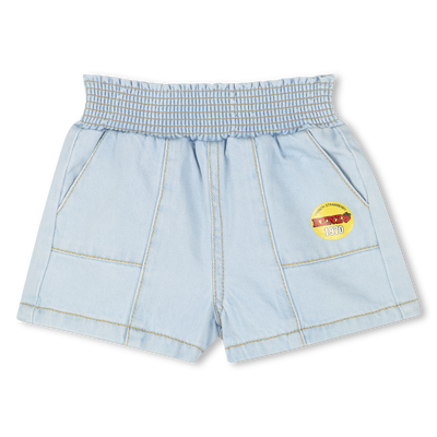 Shorts in jeans con tasche KENZO KIDS BAMBINA