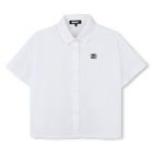 Camicia in popeline di cotone DKNY 
                    BAMBINA
