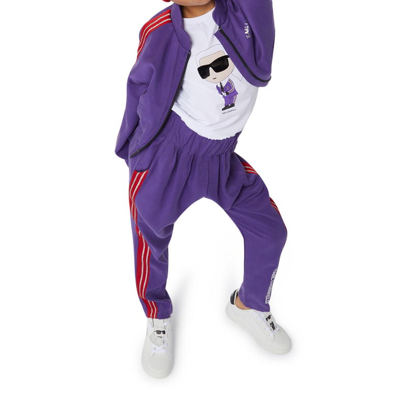 T-shirt con stampa applicata KARL LAGERFELD KIDS 
                        BAMBINA