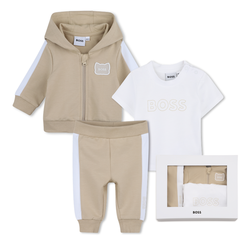 SET CARDIGAN + PANTALONI + T-SHIRT BOSS 
                        RAGAZZO