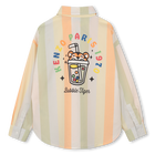 Camicia a righe a maniche lunghe KENZO KIDS 
                    RAGAZZO