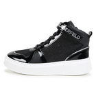 Sneakers alte in pelle KARL LAGERFELD KIDS 
                    BAMBINA