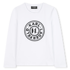 T-shirt a maniche lunghe KARL LAGERFELD KIDS 
                    BAMBINA