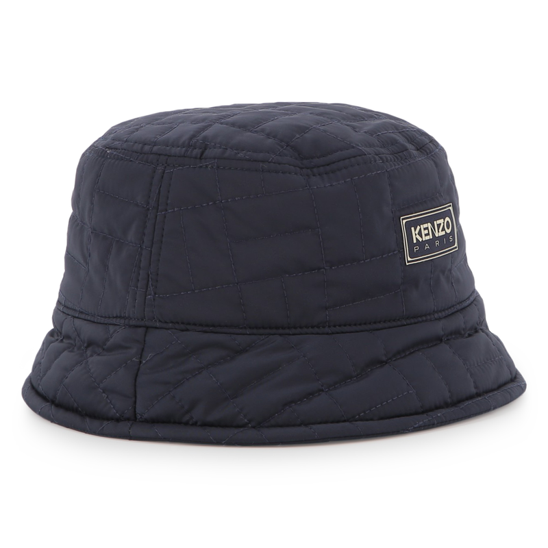 Cappello da pescatore in poliestere con trapuntatu KENZO KIDS 
                        UNISEX
