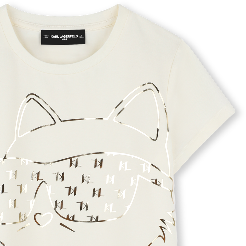 T-shirt a maniche corte KARL LAGERFELD KIDS 
                        BAMBINA