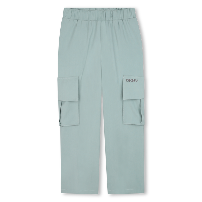 Pantaloni fluidi a gamba larga DKNY 
                        BAMBINA