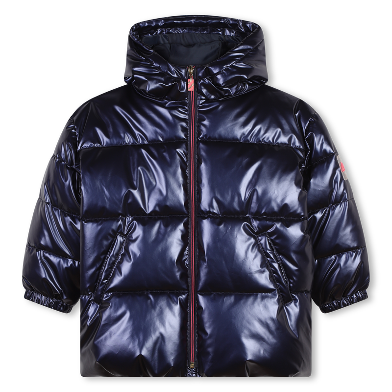 Piumino con zip e cappuccio BILLIEBLUSH 
                        BAMBINA