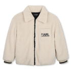 Giacca in sherpa KARL LAGERFELD KIDS 
                    RAGAZZO