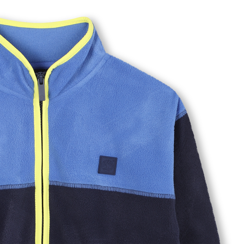 Cardigan in felpa bicolore TIMBERLAND 
                        RAGAZZO