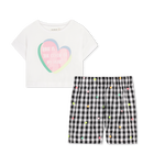 Set t-shirt + pantaloncini BILLIEBLUSH 
                    BAMBINA