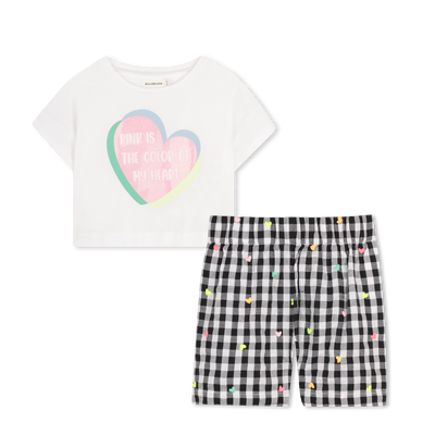 SET T-SHIRT + PANTALONCINI BILLIEBLUSH BAMBINA