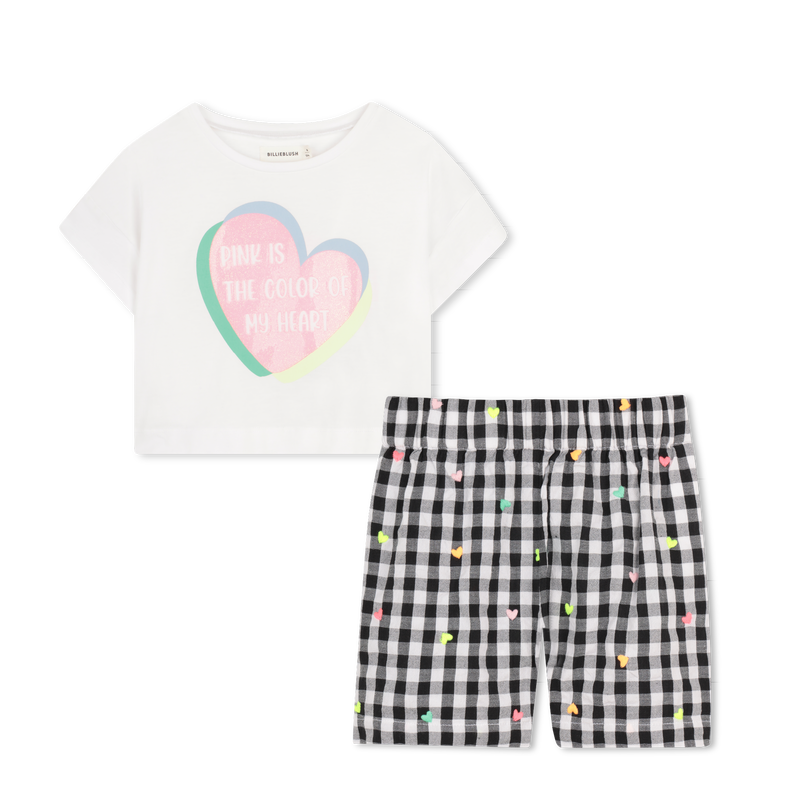 SET T-SHIRT + PANTALONCINI BILLIEBLUSH 
                        BAMBINA