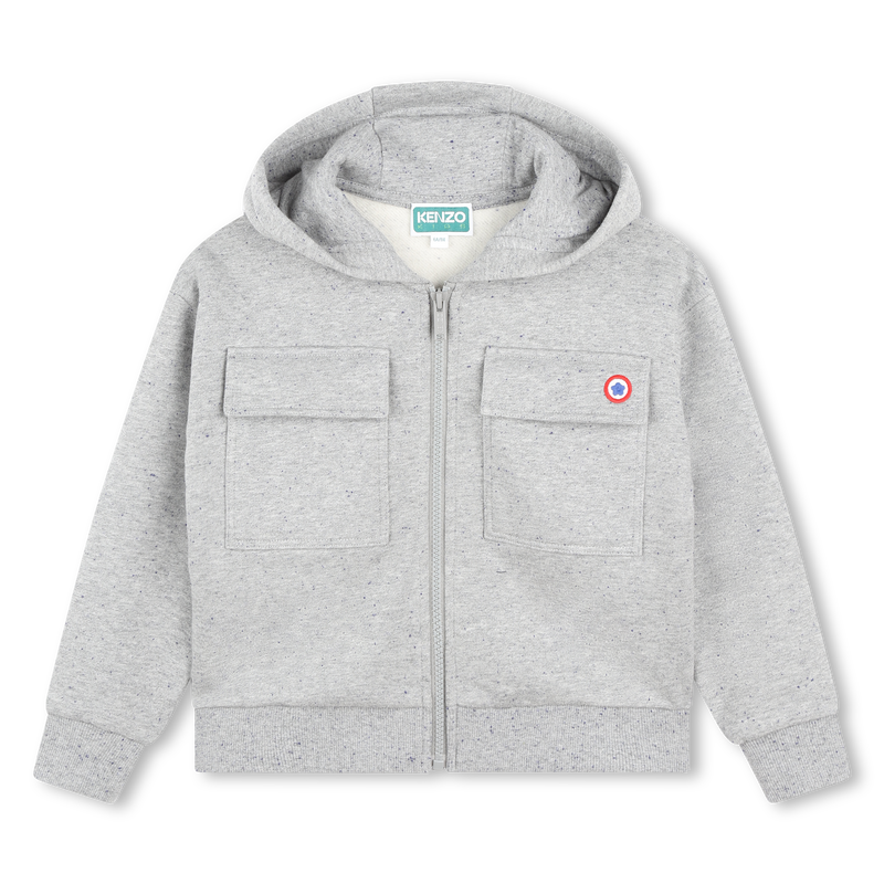 Felpa da jogging con zip KENZO KIDS 
                        BAMBINA