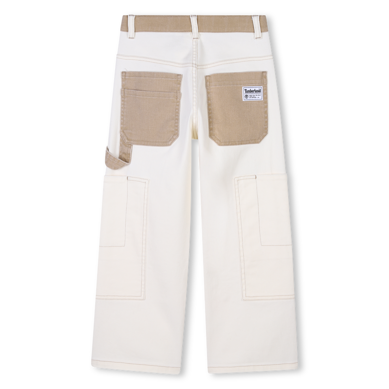 Pantaloni regolabili in twill TIMBERLAND 
                        RAGAZZO