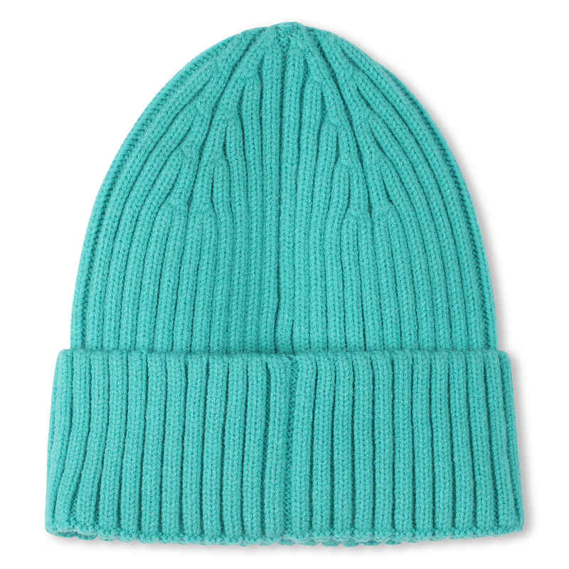 Cappello badge lavorato a maglia con logo TIMBERLAND 
                        RAGAZZO