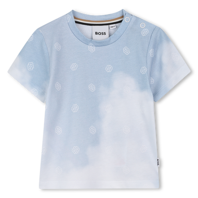 T-shirt a maniche corte cotone BOSS RAGAZZO