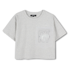 T-shirt ampia in cotone DKNY 
                    BAMBINA