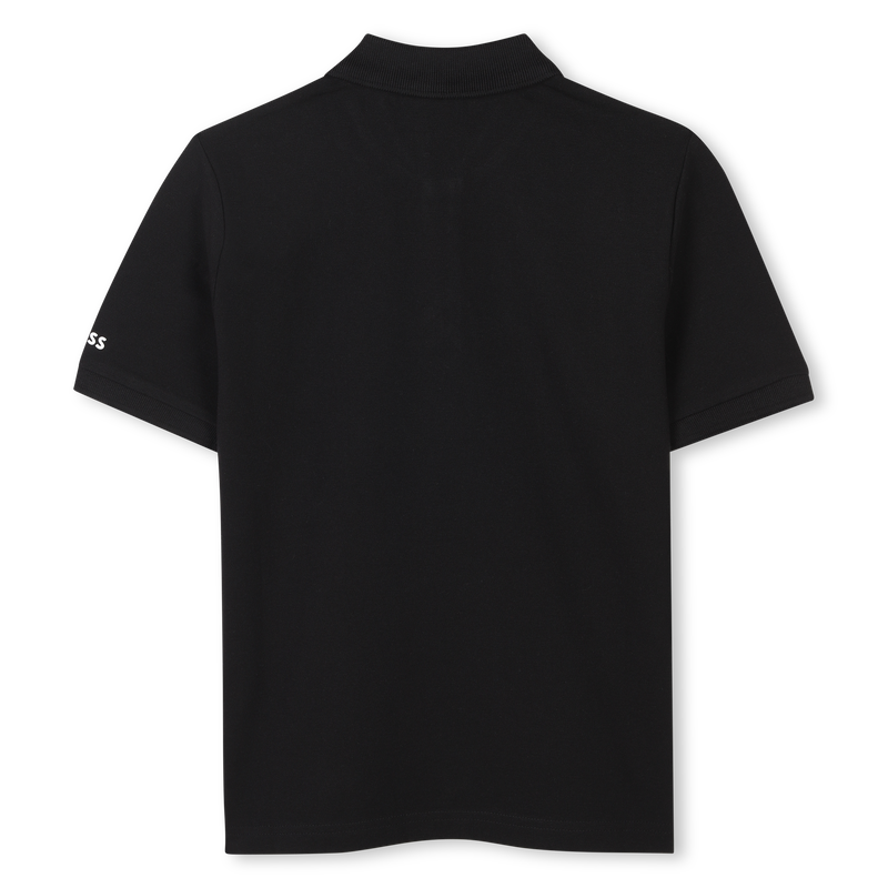 Polo taglio dritto a righe BOSS 
                        RAGAZZO