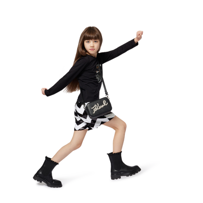 Pantaloncini a spina di pesce KARL LAGERFELD KIDS BAMBINA