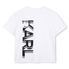 T-shirt stampata KARL LAGERFELD KIDS 
                    RAGAZZO