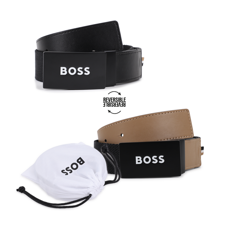 Cintura reversibile BOSS 
                        RAGAZZO