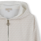 Felpa con cappuccio e zip MICHAEL KORS 
                    BAMBINA