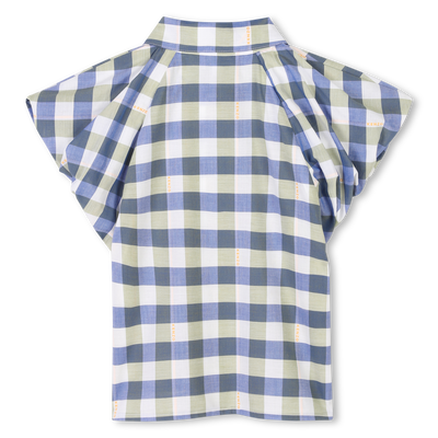 Blusa di cotone maniche corte KENZO KIDS BAMBINA