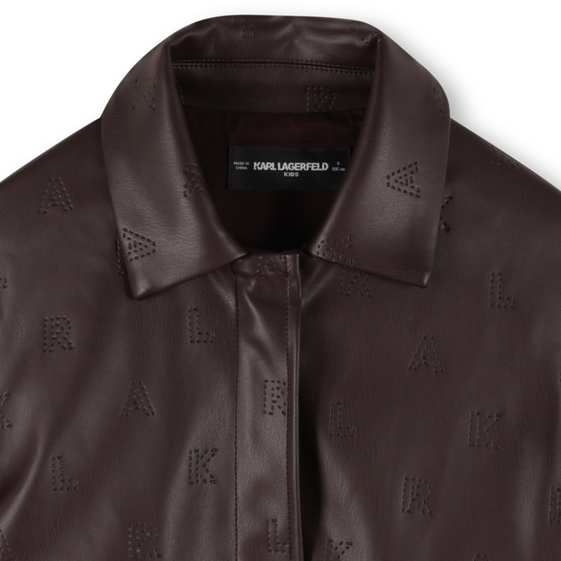 Giacca con chiusura a zip KARL LAGERFELD KIDS 
                        BAMBINA