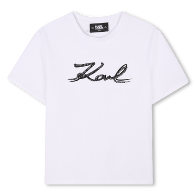 TEE SHIRT KARL LAGERFELD KIDS BAMBINA