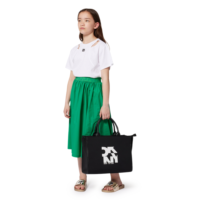 Gonna midi vita elasticizzata DKNY 
                        BAMBINA