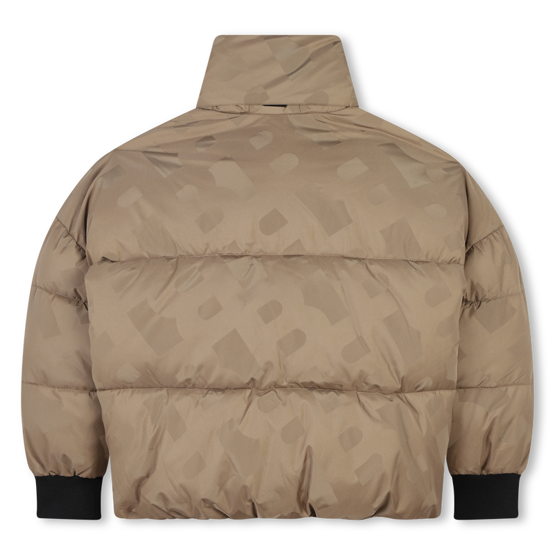 Piumino con zip a collo alto BOSS 
                        BAMBINA