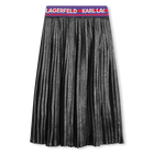 Gonna midi a pieghe KARL LAGERFELD KIDS 
                    BAMBINA