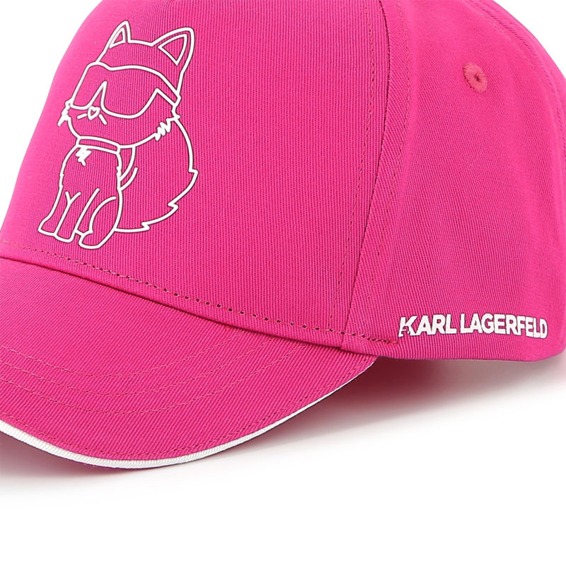 Cappello regolabile in cotone KARL LAGERFELD KIDS 
                        BAMBINA