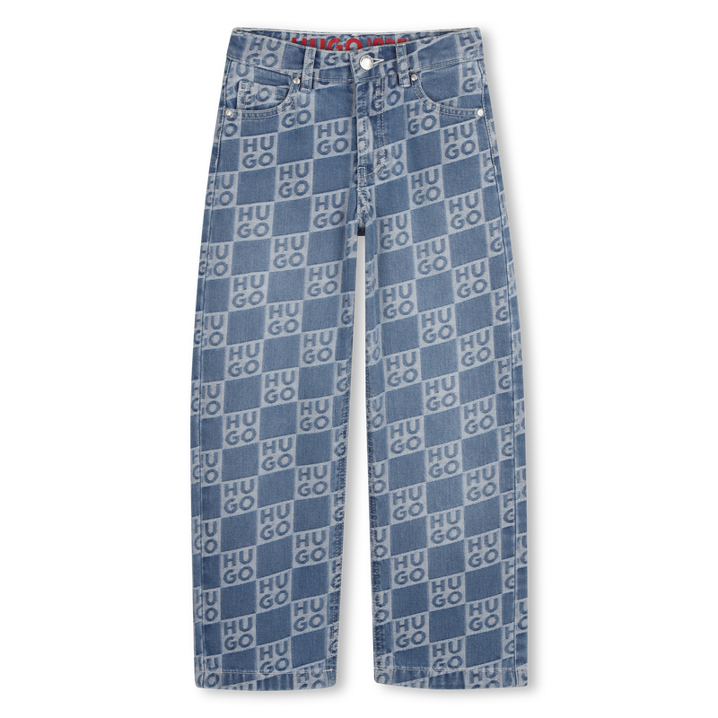 PANTALONI IN DENIM HUGO 
                        BAMBINA